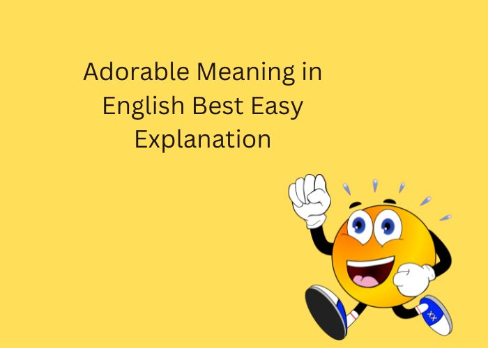 Adorable Meaning in English Best Easy Explanation